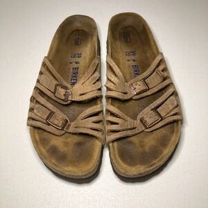 Birkenstock Granada Buckle Straps Sandals Womens Size 39 (US 8/8.5) Leather